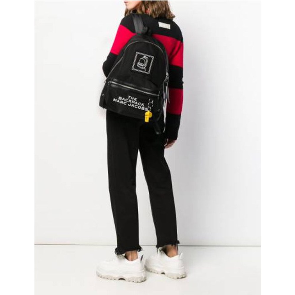 РЮКЗАК MARC JACOBS THE LARGE PICTOGRAM BACKPACK BLACK