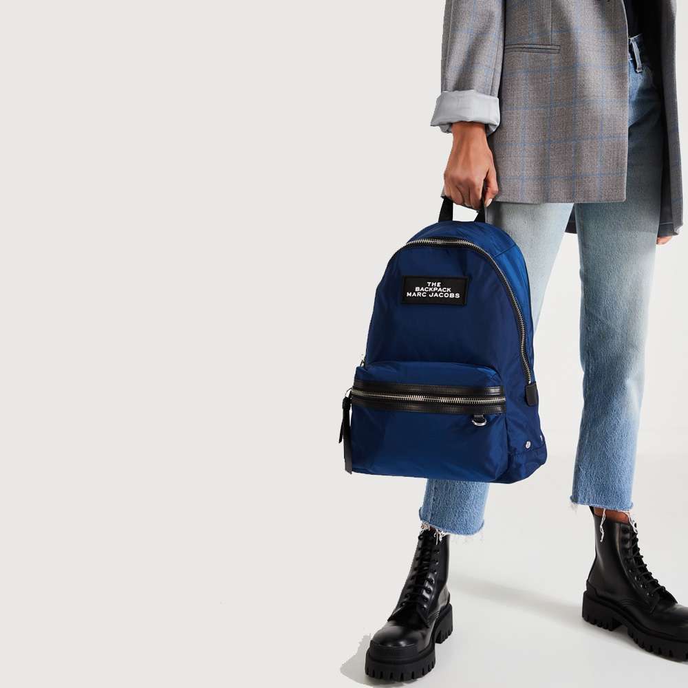 РЮКЗАК THE LARGE BACKPACK MARC JACOBS NIGHT BLUE