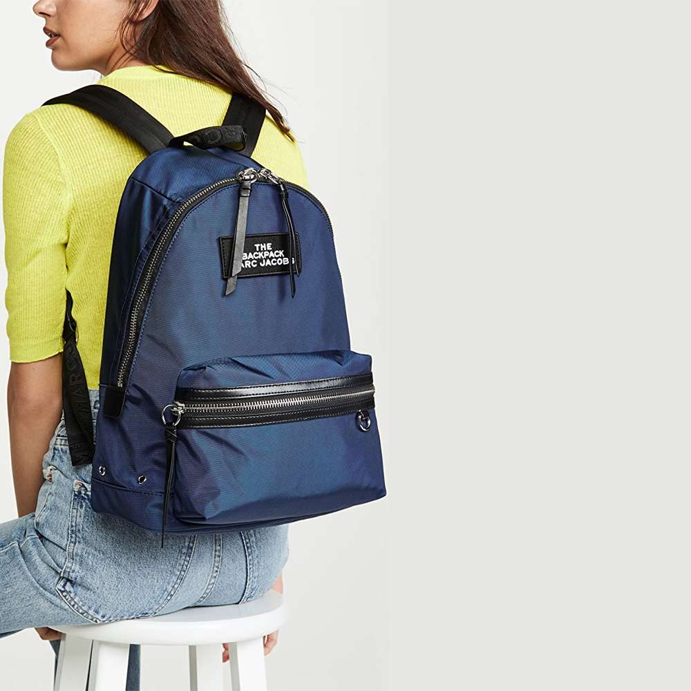 РЮКЗАК THE LARGE BACKPACK MARC JACOBS NIGHT BLUE