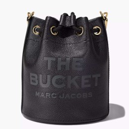 СУМКА -МЕШОК MARC JACOBS THE LEATHER BUCKET BAG BLACK