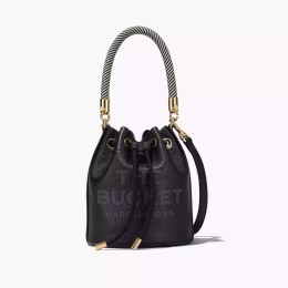 СУМКА -МЕШОК MARC JACOBS THE LEATHER BUCKET BAG BLACK