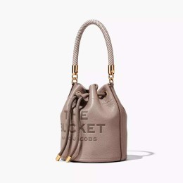 СУМКА -МЕШОК MARC JACOBS THE LEATHER BUCKET BAG CEMENT