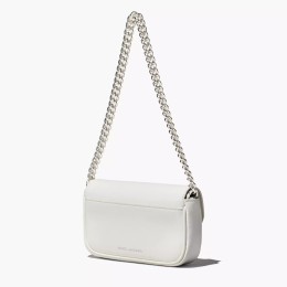 СУМКА THE J MARC MINI SHOULDER BAG CLOUD WHITE/SILVER