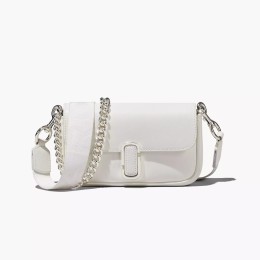 СУМКА THE J MARC MINI SHOULDER BAG CLOUD WHITE/SILVER