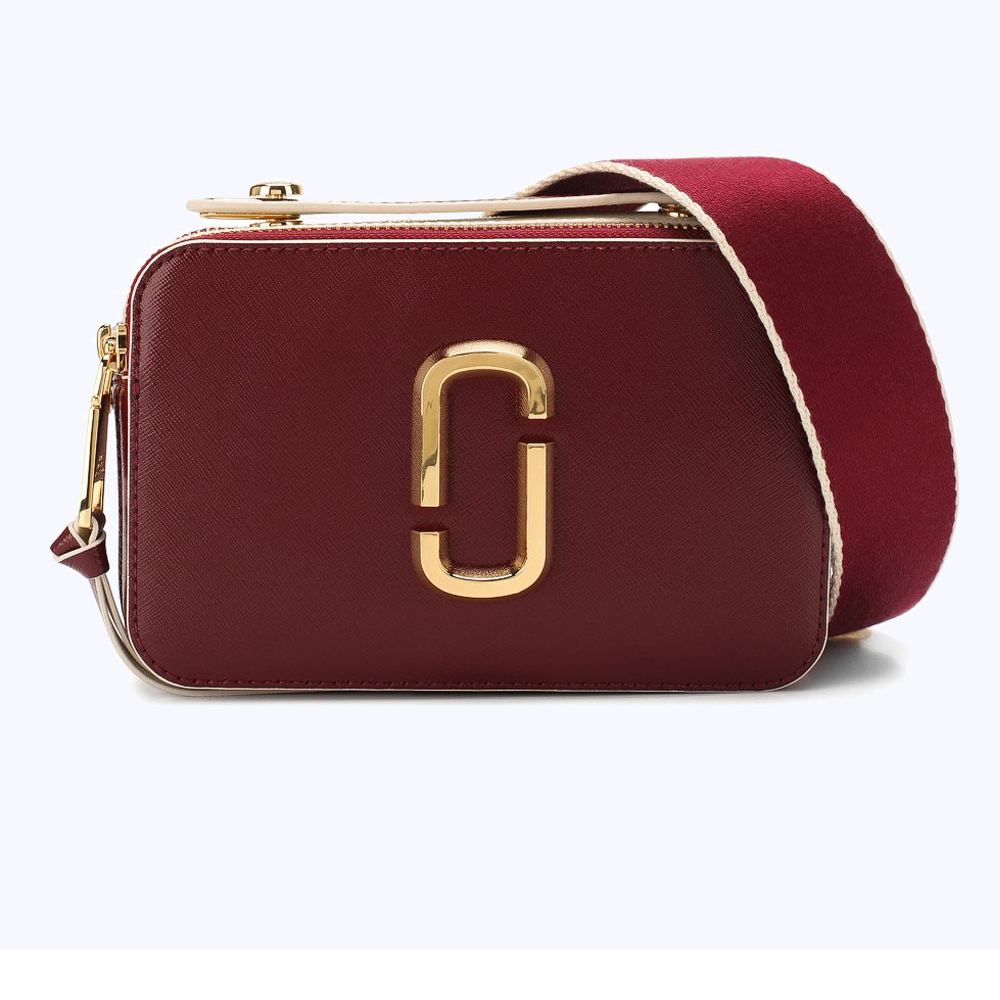 СУМКА MARC JACOBS SURE SHOT LARGE CABERNET/BELGE