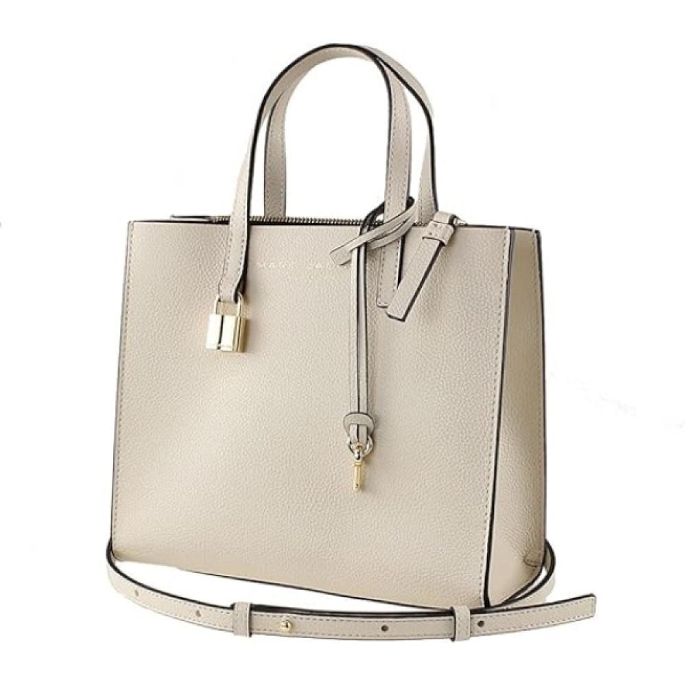 СУМКА MARC JACOBS THE LEATHER MINI TOTE BAG ROCK GREY