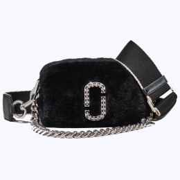 СУМКА MARC JACOBS THE PLUSH SNAPSHOT BLACK