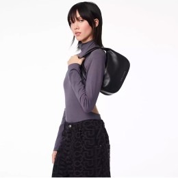 СУМКА  MARC JACOBS THE PUSHLOCK MINI HOBO BAG BLACK