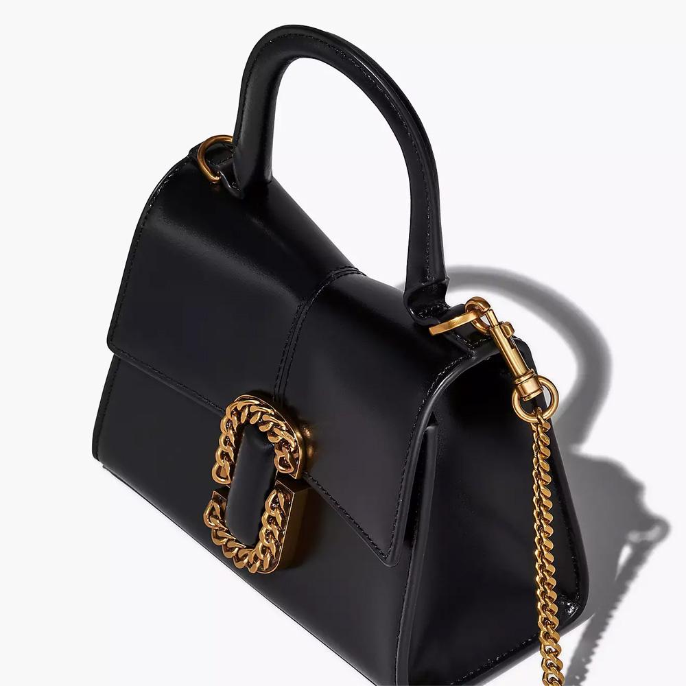 СУМКА MARC JACOBS THE ST. MARC MINI TOP HANDLE BLACK