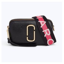 СУМКА MARC JACOBS LOGO STRAP SNAPSHOT BLACK MULTI