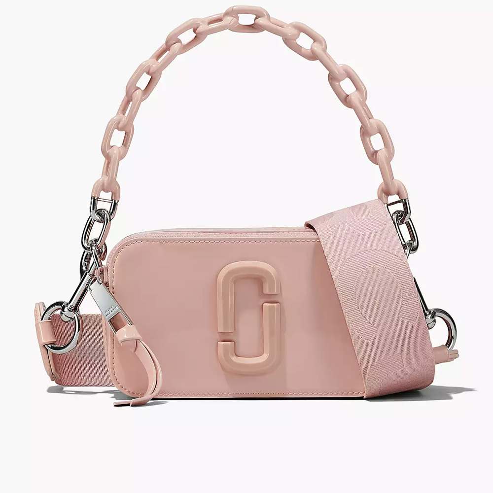 СУМКА MARC JACOBS THE PATENT LEATHER SNAPSHOT ROSE