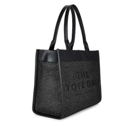 СУМКА MARC JACOBS THE WOVEN DTM LARGE TOTE BAG BLACK