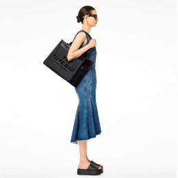 СУМКА MARC JACOBS THE WOVEN DTM LARGE TOTE BAG BLACK