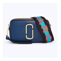 СУМКА MARC JACOBS LOGO STRAP SNAPSHOT BLUE SEA MULTI