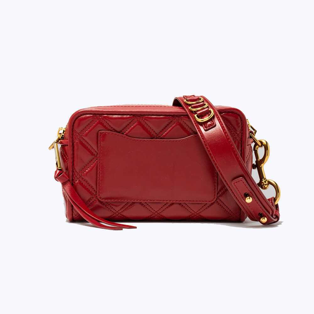 СУМКА MARC JACOBS THE QUILTED SOFTSHOT 21 BERRY