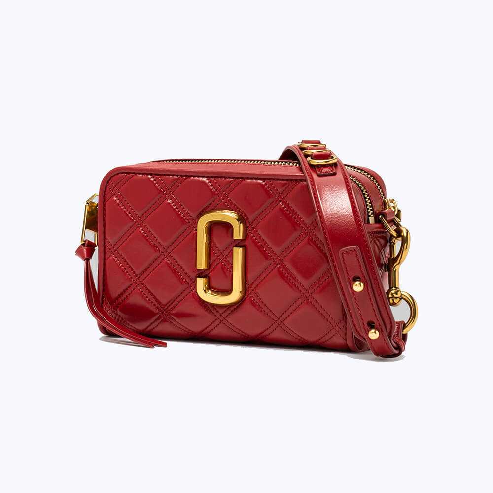 СУМКА MARC JACOBS THE QUILTED SOFTSHOT 21 BERRY