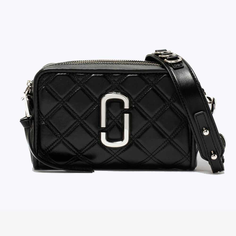СУМКА MARC JACOBS THE QUILTED SOFTSHOT 21 BLACK