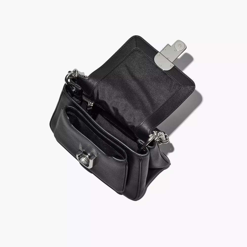 СУМКА THE J MARC CHAIN MINI SATCHEL BLACK/SILVER