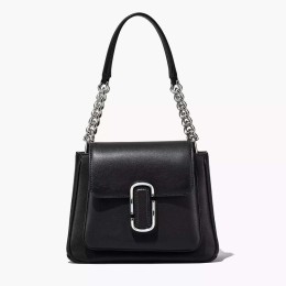 СУМКА THE J MARC CHAIN MINI SATCHEL BLACK/SILVER