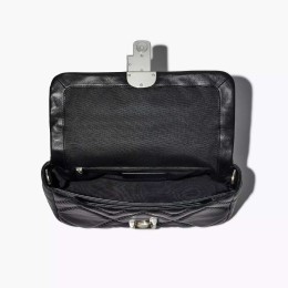 СУМКА THE QUILTED LEATHER J MARC LARGE SHOULDER BAG BLACK