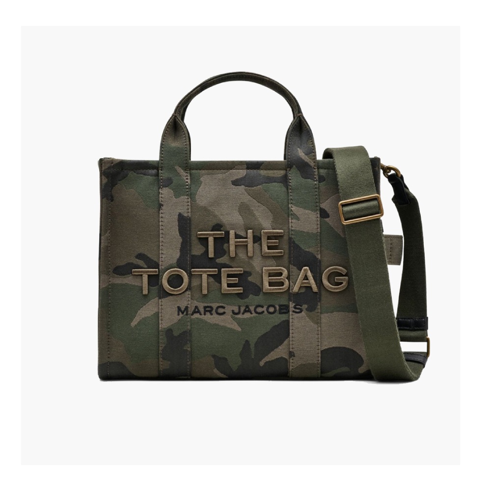 СУМКА MARC JACOBS THE CAMO JACQUARD MEDIUM TOTE BAG GREEN