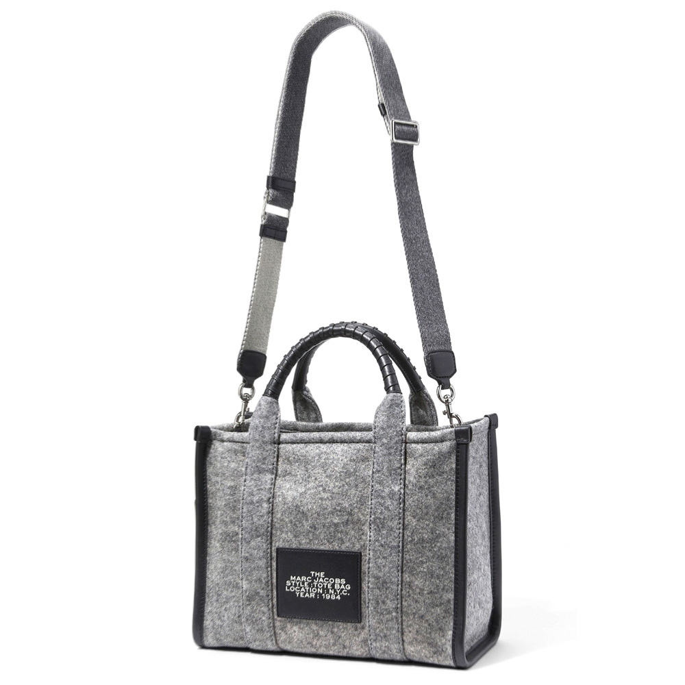 СУМКА MARC JACOBS THE FELT FLANNEL MEDIUM TOTE BAG HEATHER GREY