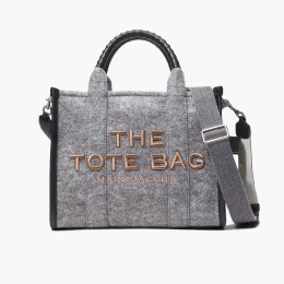 СУМКА MARC JACOBS THE FELT FLANNEL MEDIUM TOTE BAG HEATHER GREY