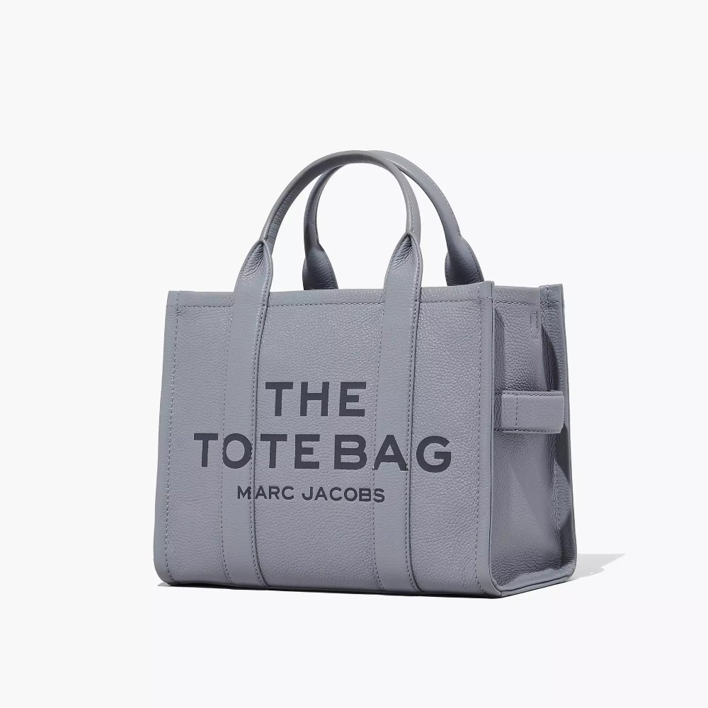 СУМКА MARC JACOBS THE LEATHER MEDIUM TOTE BAG WOLF GREY