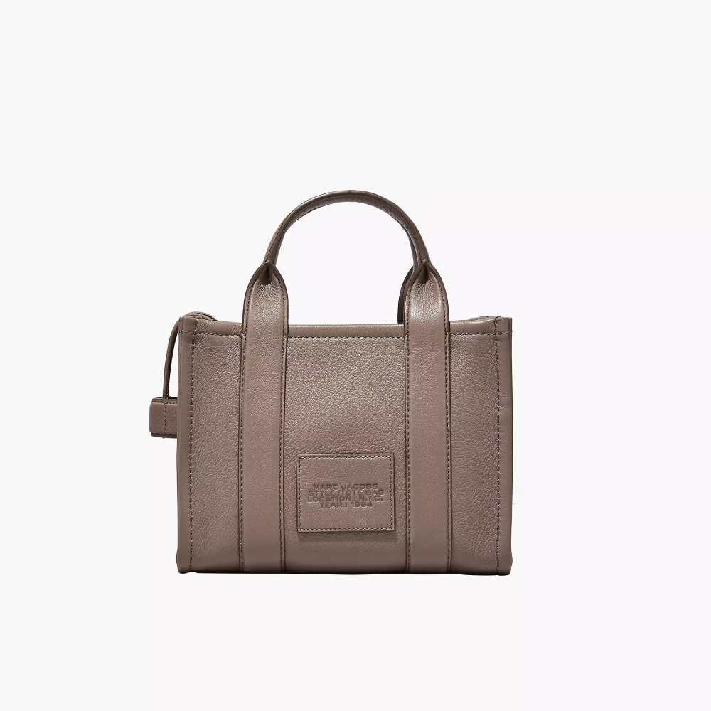 СУМКА MARC JACOBS THE LEATHER SMALL TOTE BAG CEMENT