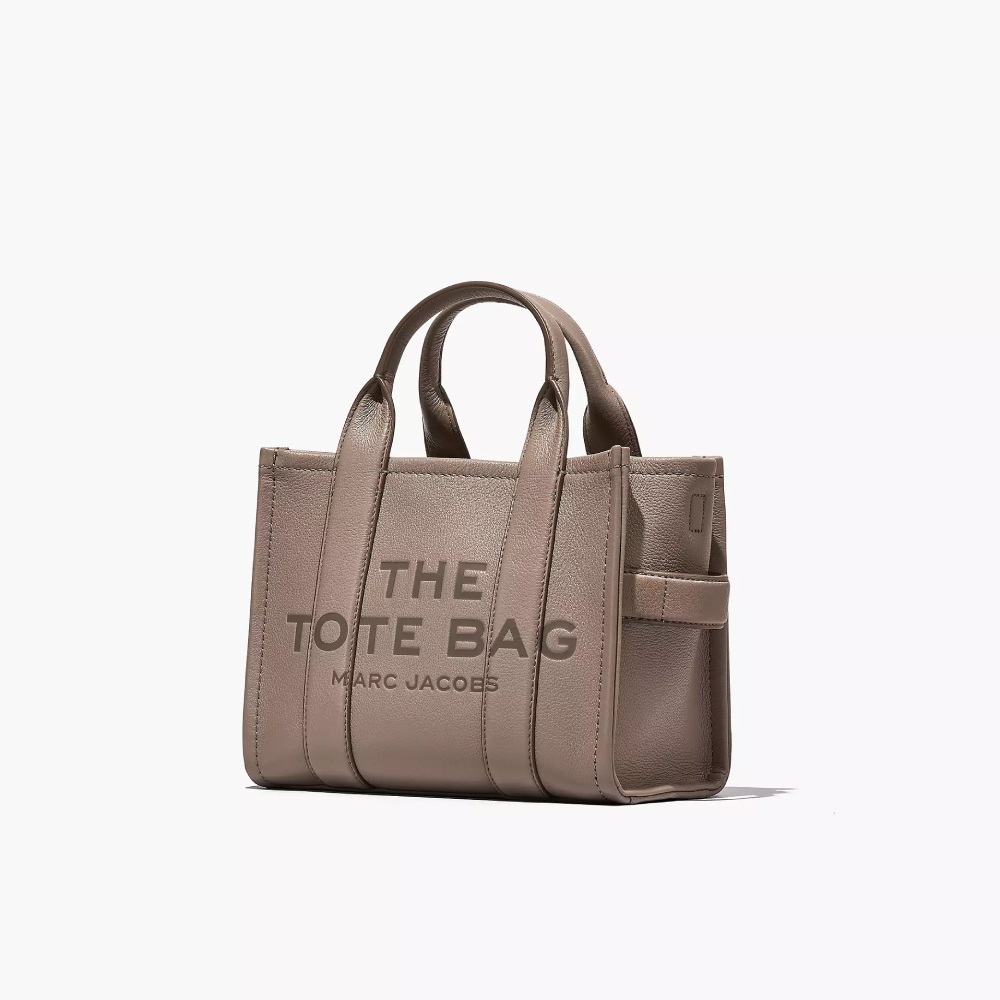 СУМКА MARC JACOBS THE LEATHER SMALL TOTE BAG CEMENT