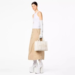 СУМКА MARC JACOBS THE LEATHER MEDIUM TOTE BAG COTTON