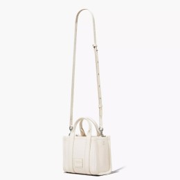 СУМКА MARC JACOBS THE LEATHER MINI TOTE BAG COTTON/SILVER