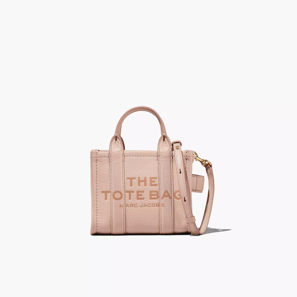 СУМКА MARC JACOBS THE LEATHER MINI TOTE BAG ROSE