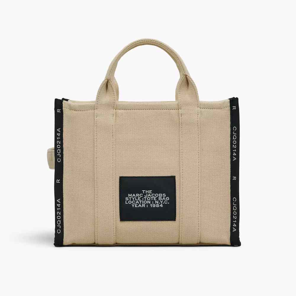 СУМКА MARC JACOBS THE JACQUARD MEDIUM TOTE BAG WARM SAND