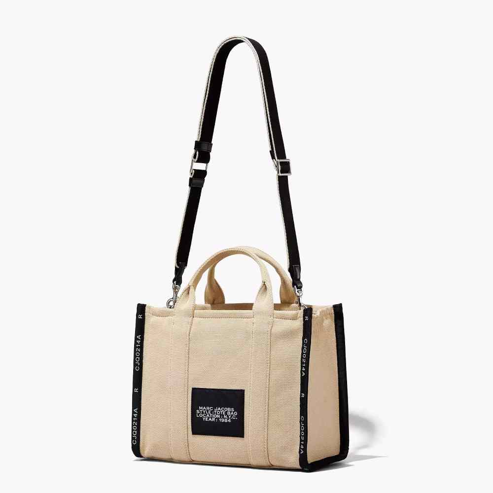 СУМКА MARC JACOBS THE JACQUARD MEDIUM TOTE BAG WARM SAND