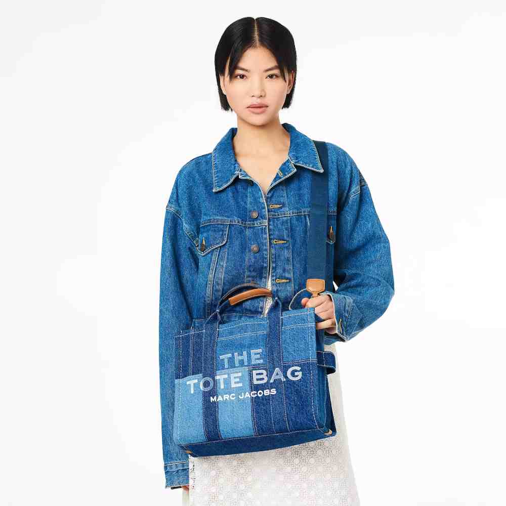 СУМКА MARC JACOBS THE DENIM MEDIUM TOTE BAG BLUE