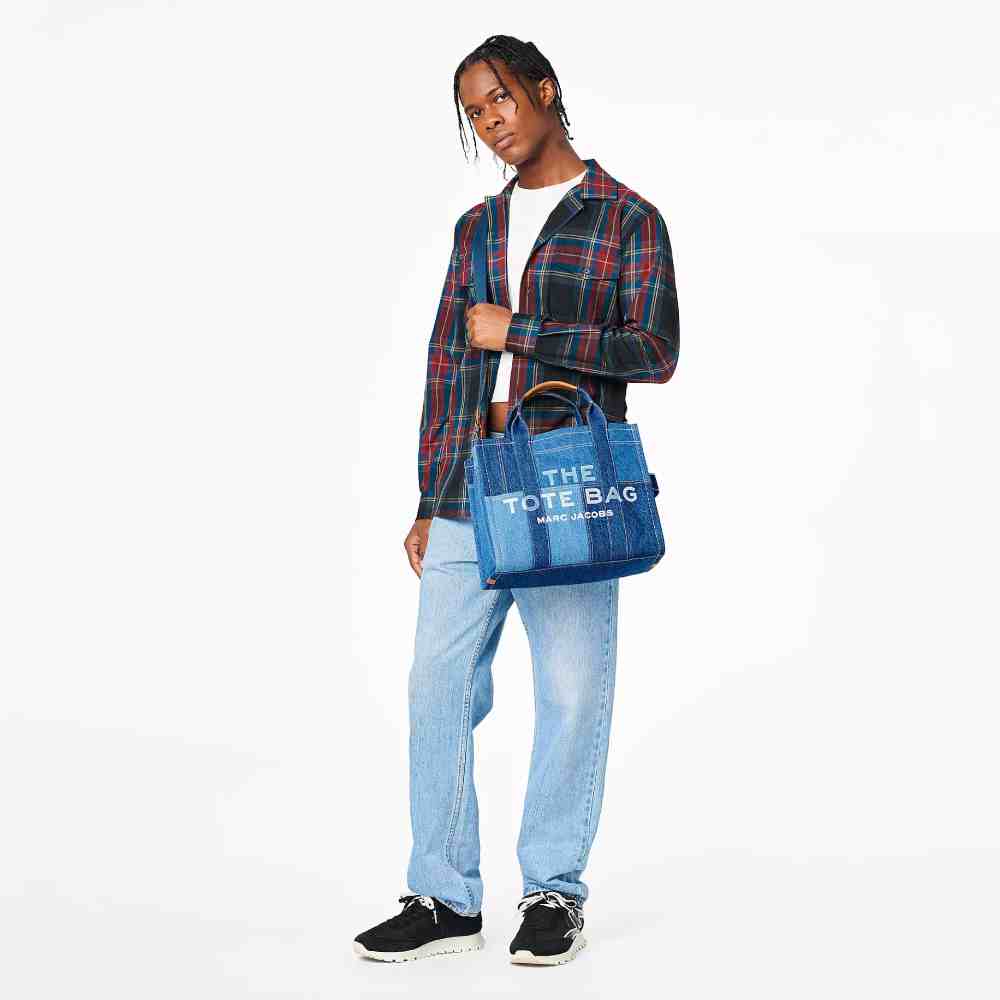 СУМКА MARC JACOBS THE DENIM MEDIUM TOTE BAG BLUE