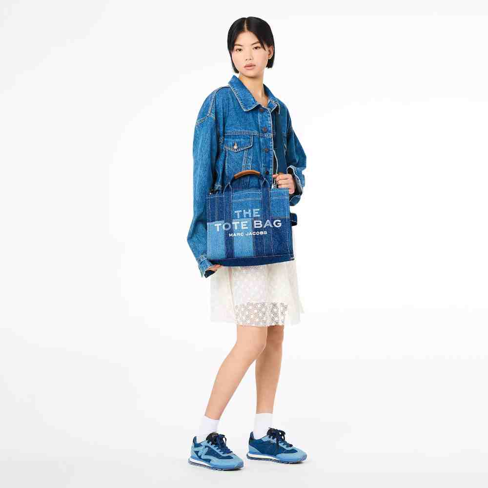 СУМКА MARC JACOBS THE DENIM MEDIUM TOTE BAG BLUE