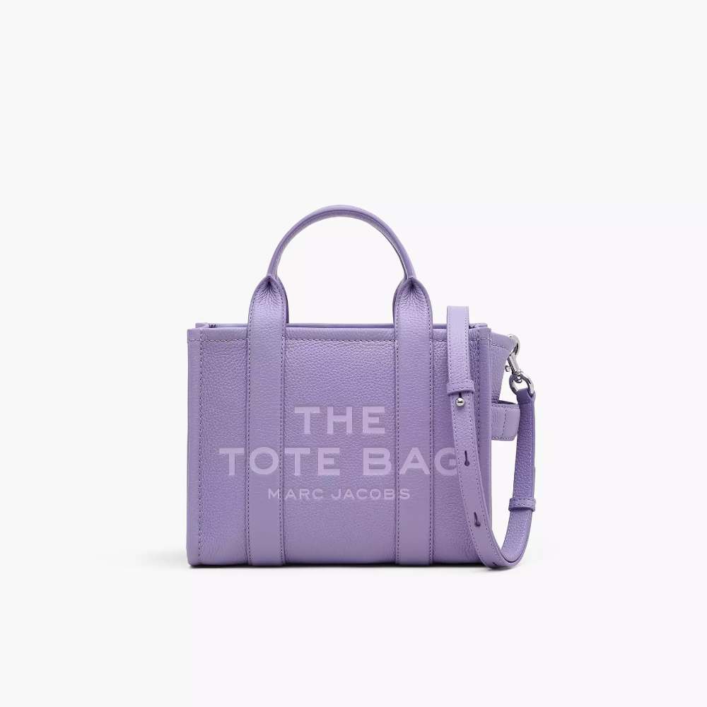 СУМКА MARC JACOBS THE LEATHER SMALL TOTE BAG LAVENDER