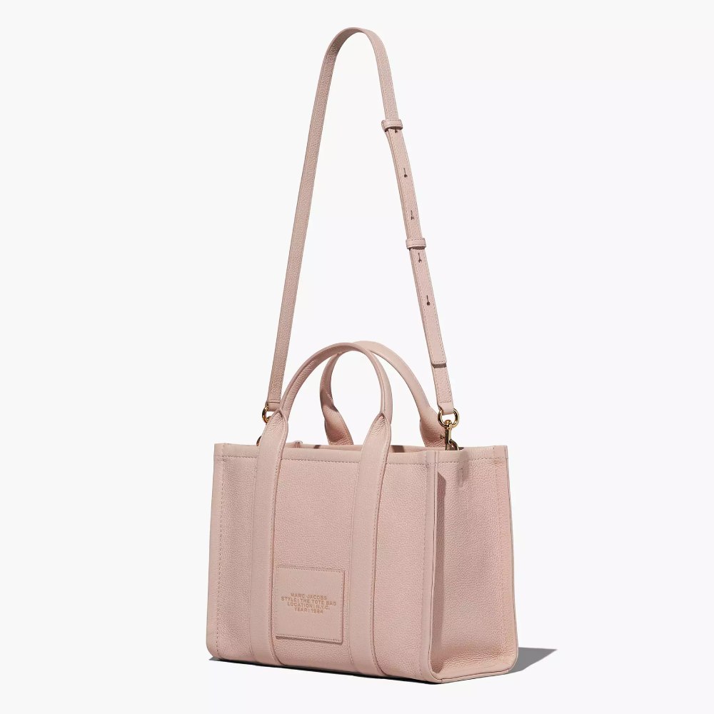 СУМКА MARC JACOBS THE LEATHER MEDIUM TOTE BAG ROSE DUST