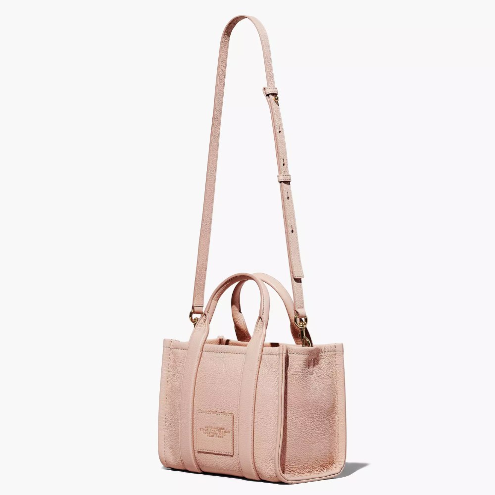 СУМКА MARC JACOBS THE LEATHER SMALL TOTE BAG ROSE DUST