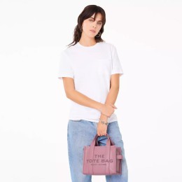 СУМКА MARC JACOBS THE LEATHER SMALL TOTE BAG ORCHID HAZE