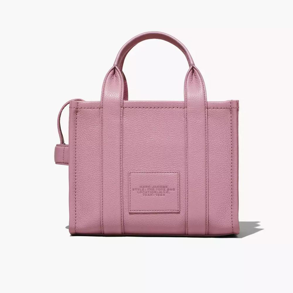 СУМКА MARC JACOBS THE LEATHER SMALL TOTE BAG ORCHID HAZE
