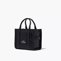 СУМКА MARC JACOBS THE SMALL CROC-EMBOSSED TOTE BAG BLACK