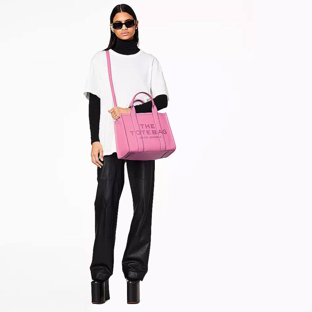 СУМКА MARC JACOBS THE LEATHER MEDIUM TOTE BAG CANDY PINK