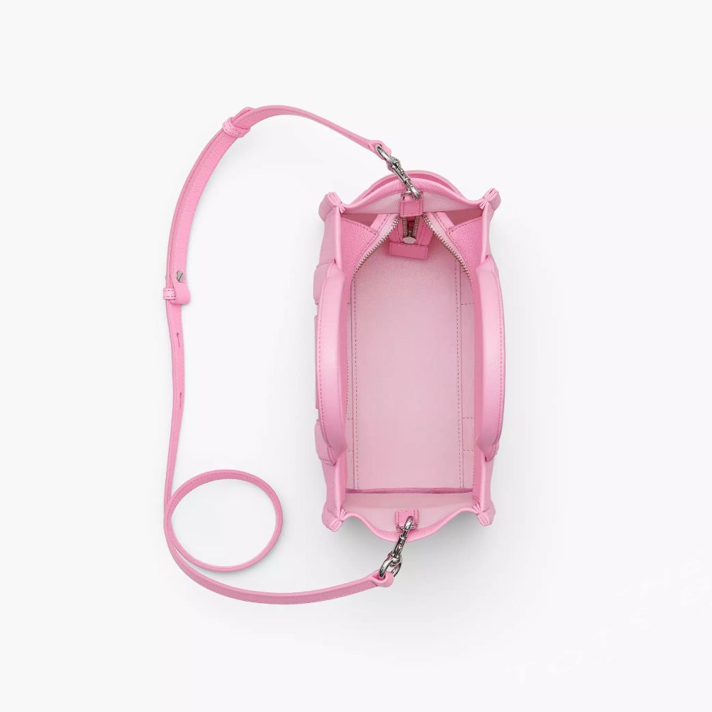 СУМКА MARC JACOBS THE LEATHER SMALL TOTE BAG CANDY PINK