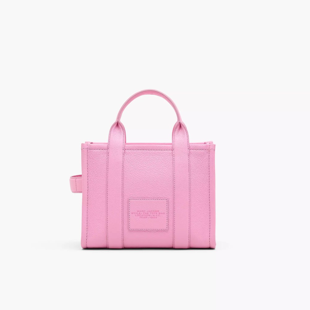 СУМКА MARC JACOBS THE LEATHER SMALL TOTE BAG CANDY PINK