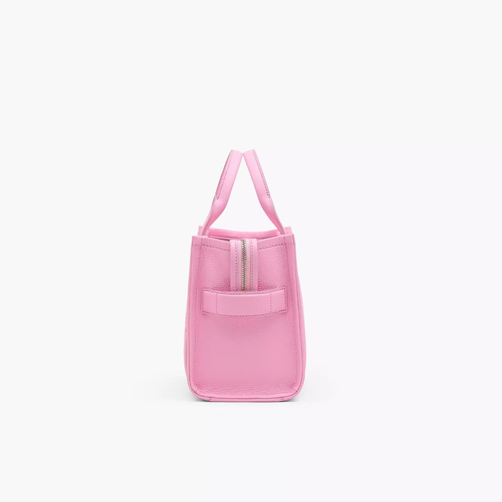 СУМКА MARC JACOBS THE LEATHER SMALL TOTE BAG CANDY PINK
