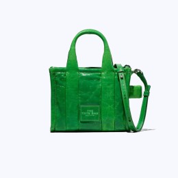 СУМКА MARC JACOBS THE SHINY CRINKLE MINI TOTE FERN GREEN