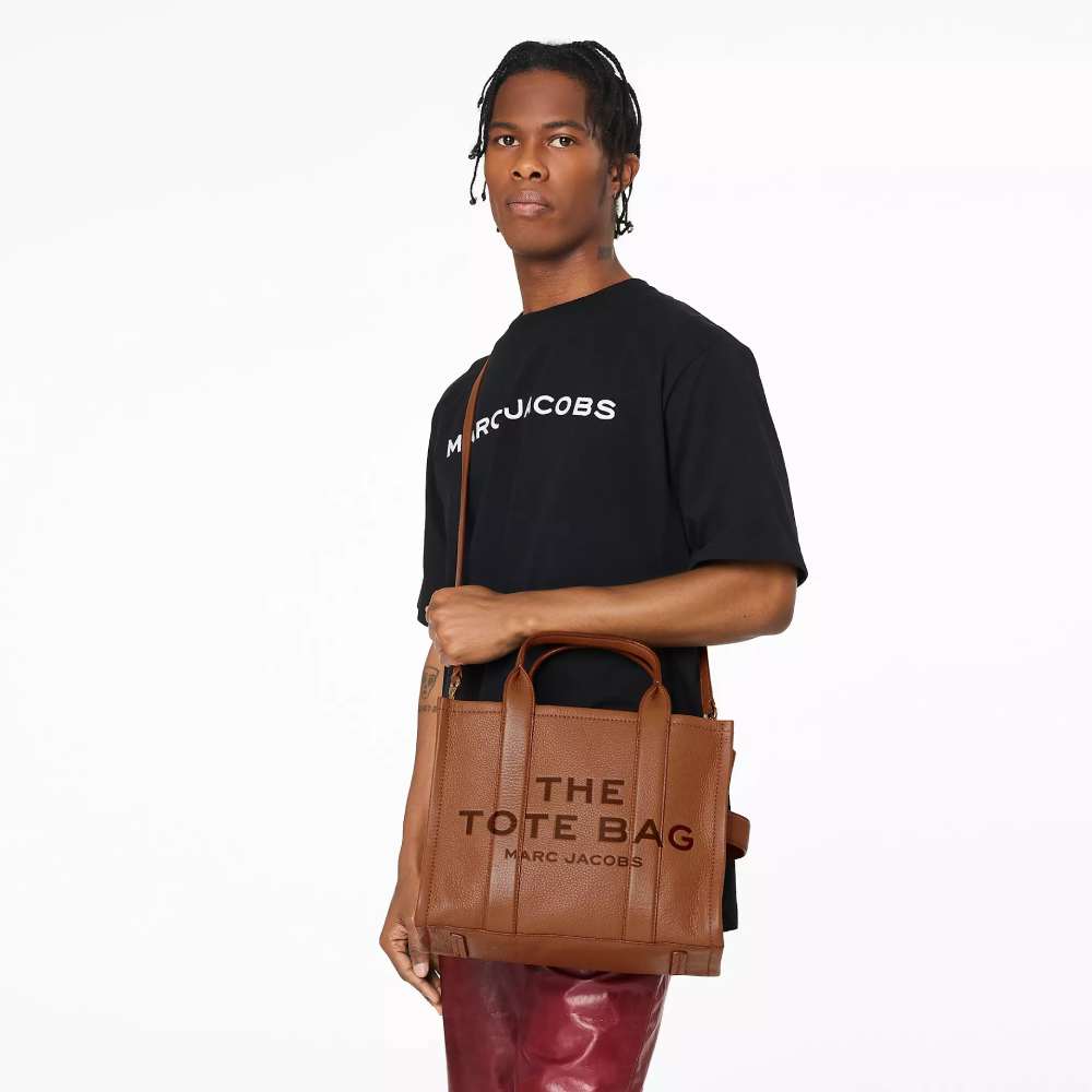 СУМКА MARC JACOBS THE LEATHER MEDIUM TOTE BAG ARGAN OIL